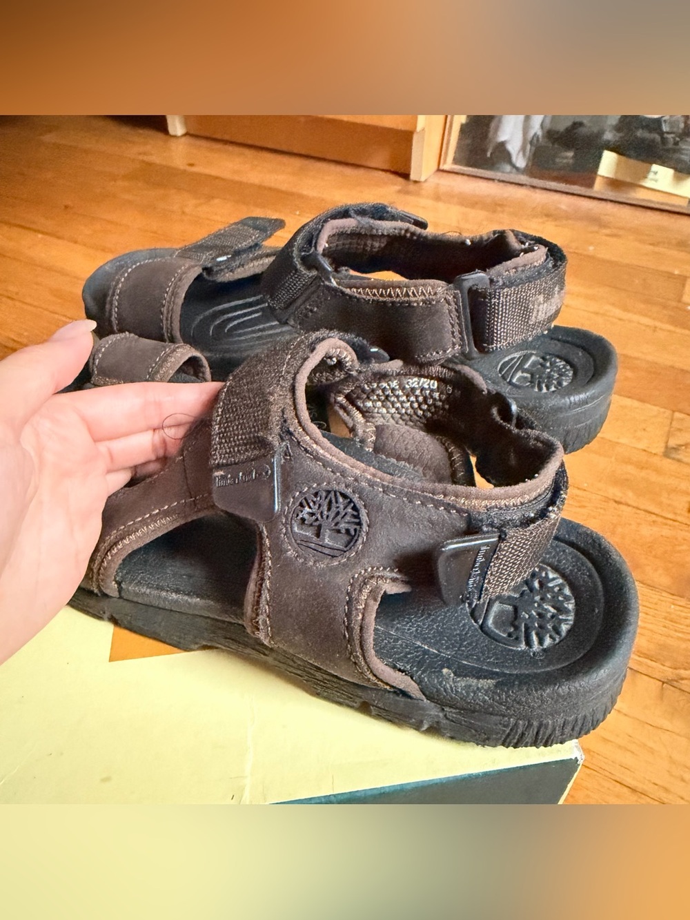 Timberland Brown Open-Toe Sandals
